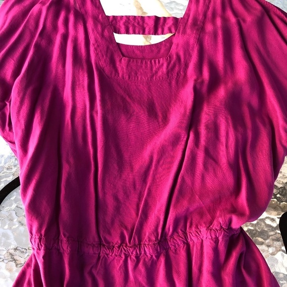 Kris Jenner LG-XL pink romper or cover adjustable waist oversized fits 14-16 - Picture 11 of 12